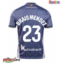Camiseta Real Sociedad Brais Mendez #23 Visitante Equipación 2025-26 manga corta